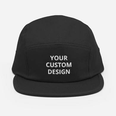 Custom 5 Panel Caps Custom Logo