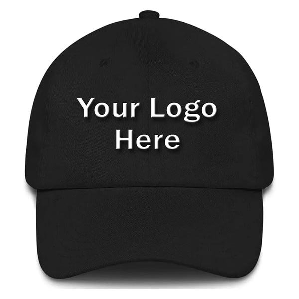 Structured baseball cap with embroidered logo