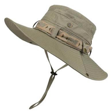 Wide Brim Bucket Hat